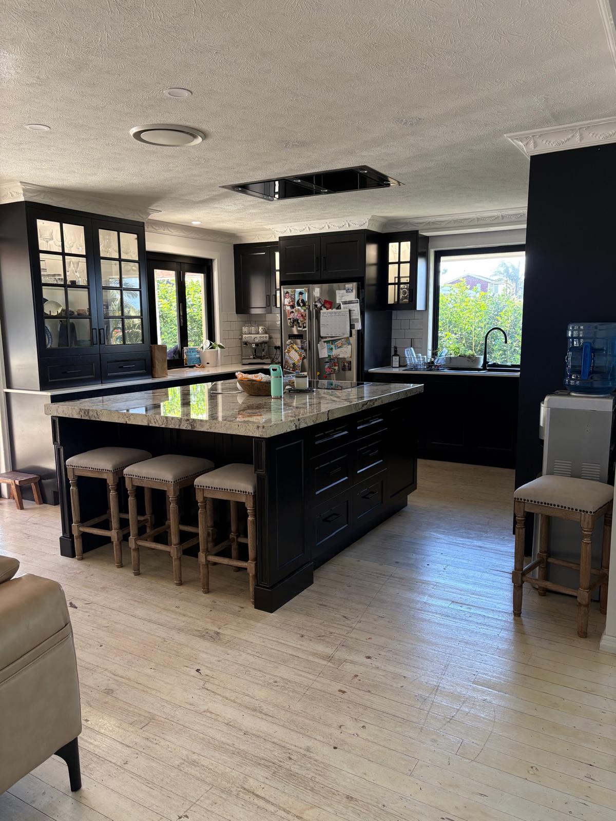 Clean kitchen after service