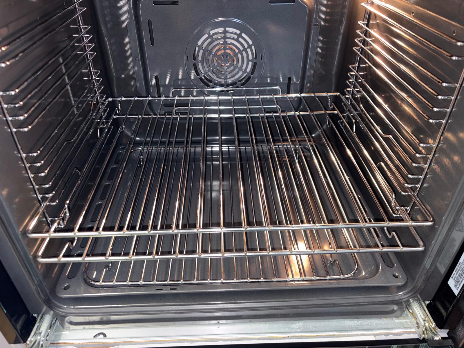 Oven after cleaning